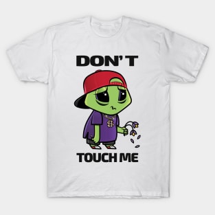 Sad Alien Character Don't Touch Me T-Shirt